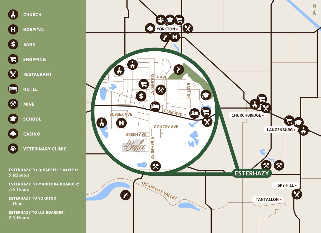 Brylee Estate's Local Amenities Map